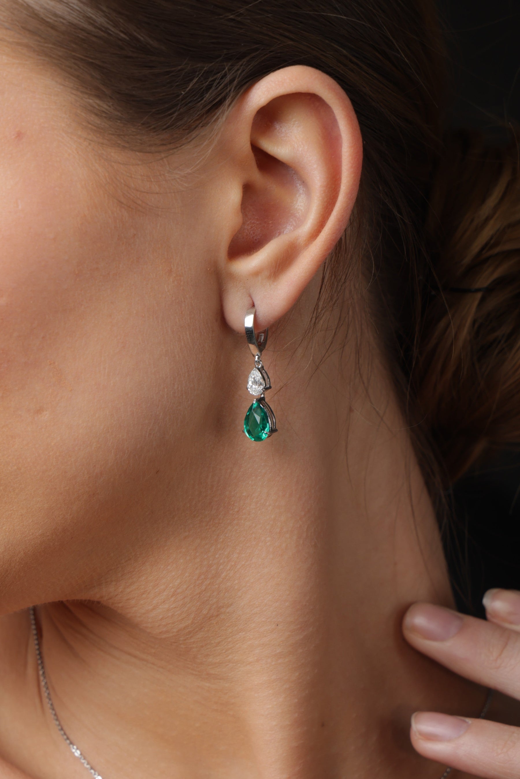 Ardena Gemstone & Diamond Earrings