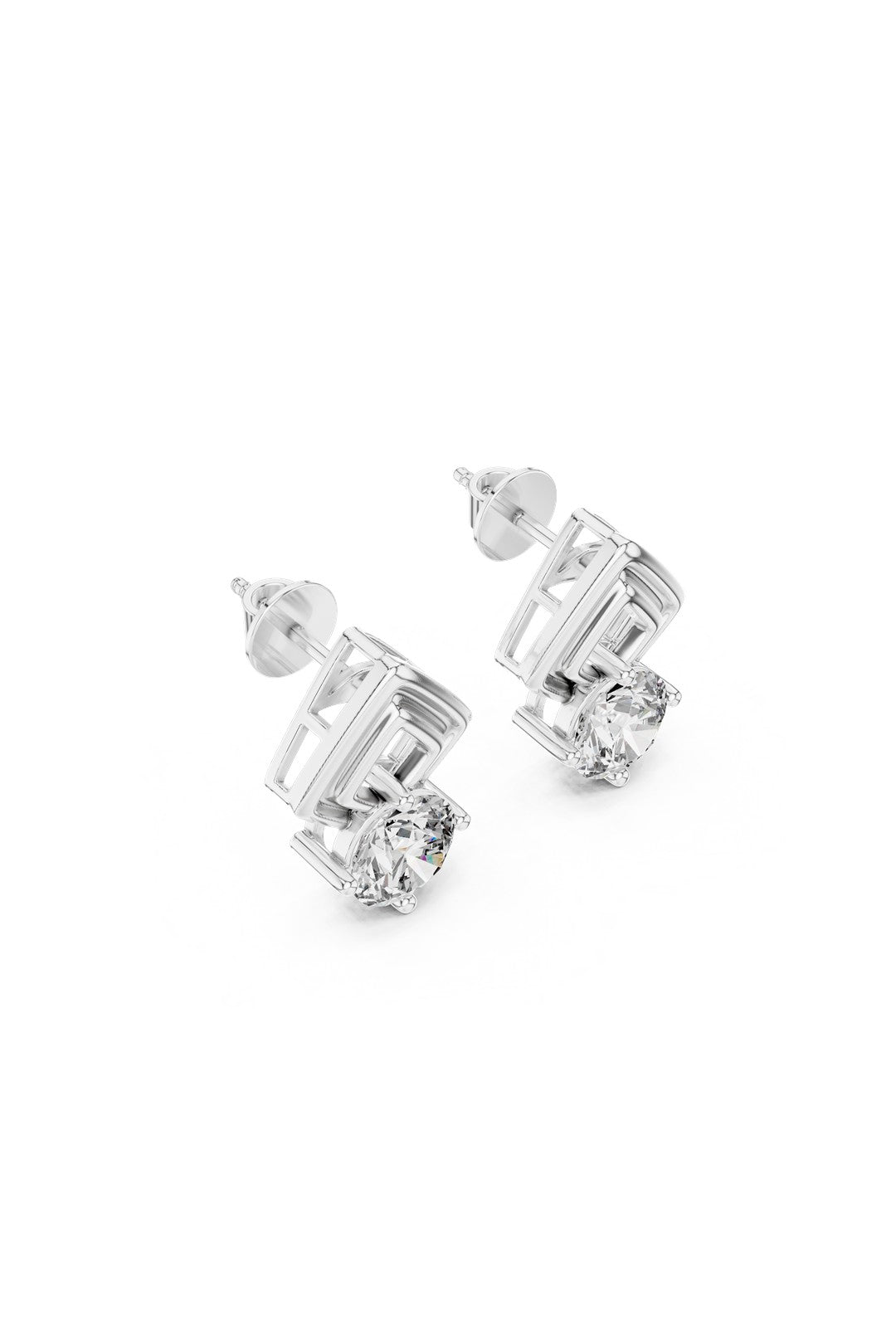 Bellrose Pave Diamond Earrings