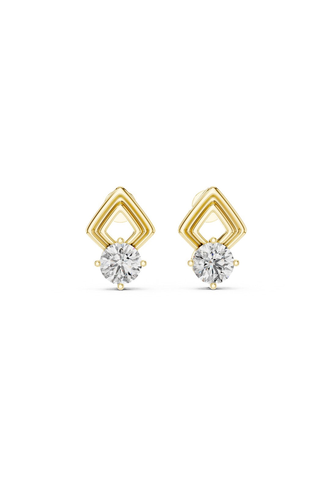Bellrose Pave Diamond Earrings
