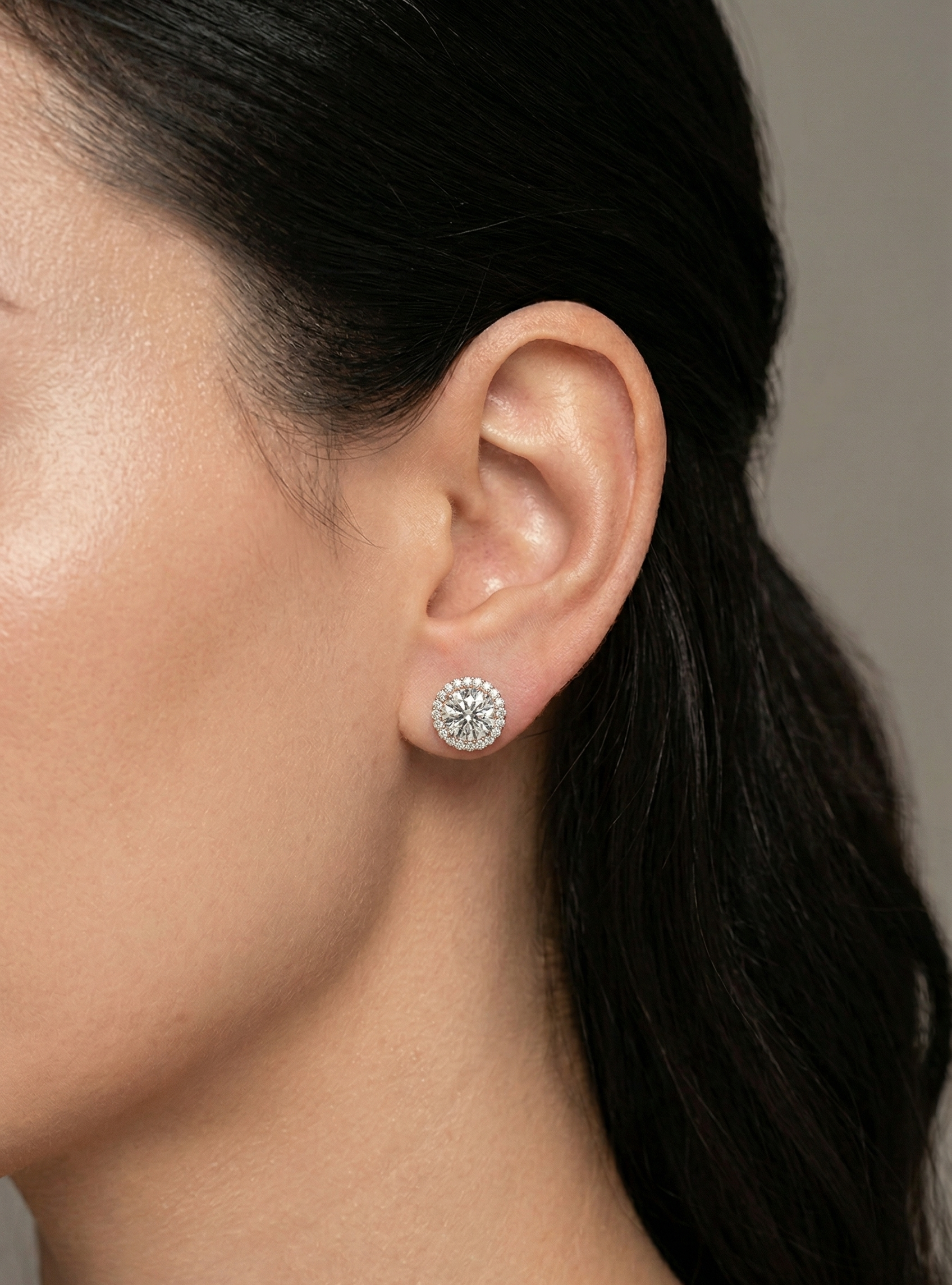 Aurora Halo Studs