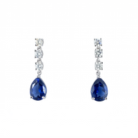 Trinity Diamond & Gemstone Earrings