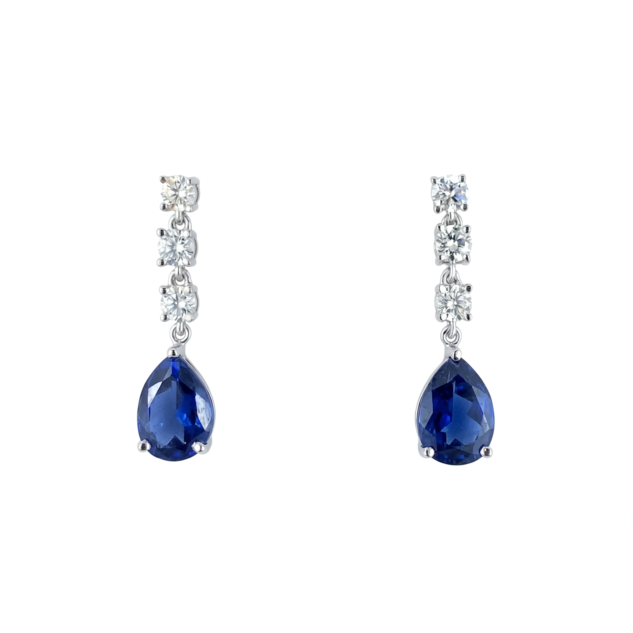 Trinity Diamond & Gemstone Earrings