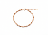 Golden Twist Bracelet worn view | Ethical Lab-Grown Diamonds Delhi