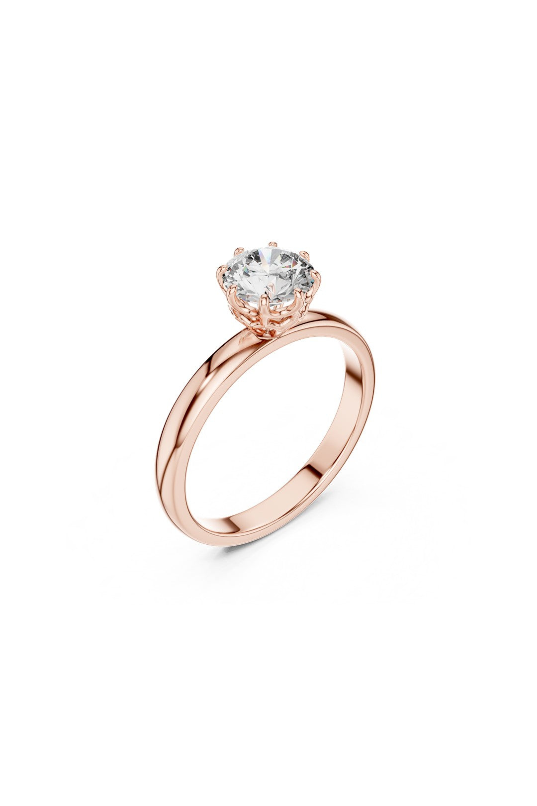 Ophelia Radiant Solitaire Ring