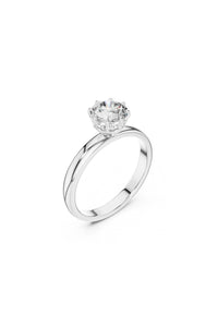 Ophelia Radiant Solitaire Ring
