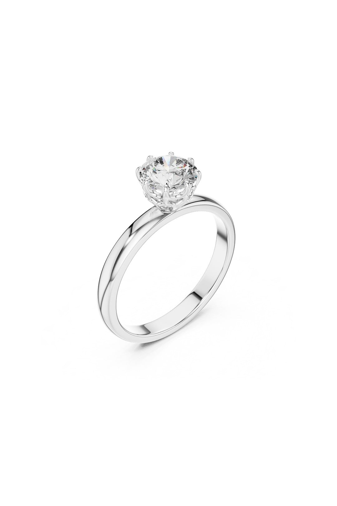 Ophelia Radiant Solitaire Ring