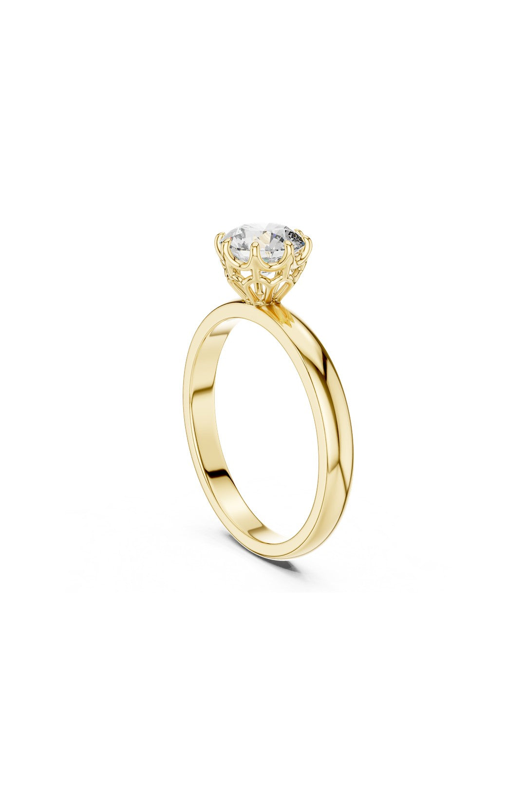 Ophelia Radiant Solitaire Ring