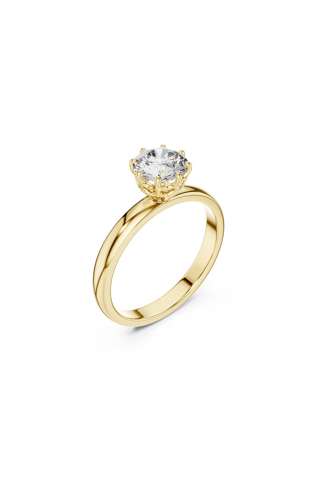 Ophelia Radiant Solitaire Ring