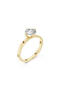 Juliette Tapered Solitaire Ring
