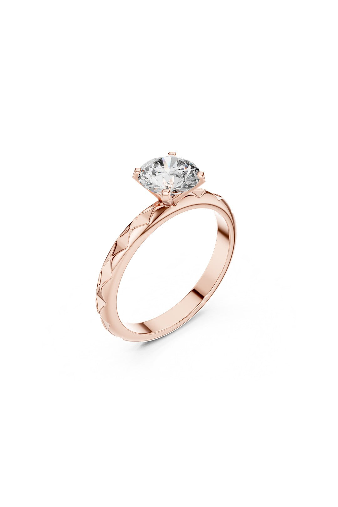 Lysandra Crown Solitaire Ring