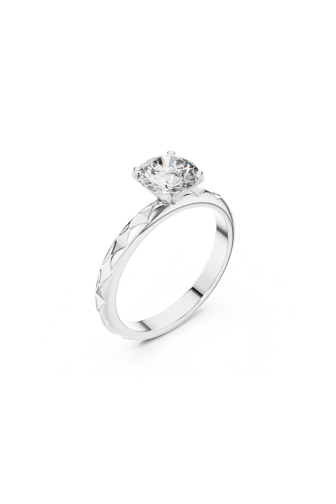 Lysandra Crown Solitaire Ring