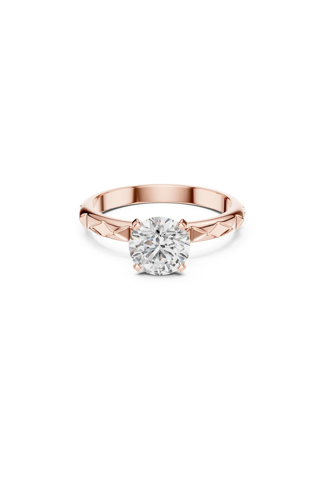 Lysandra Crown Solitaire Ring