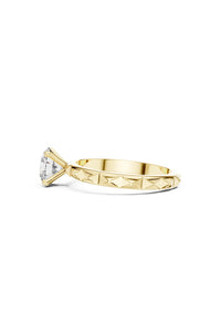 Lysandra Crown Solitaire Ring
