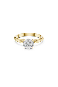 Lysandra Crown Solitaire Ring