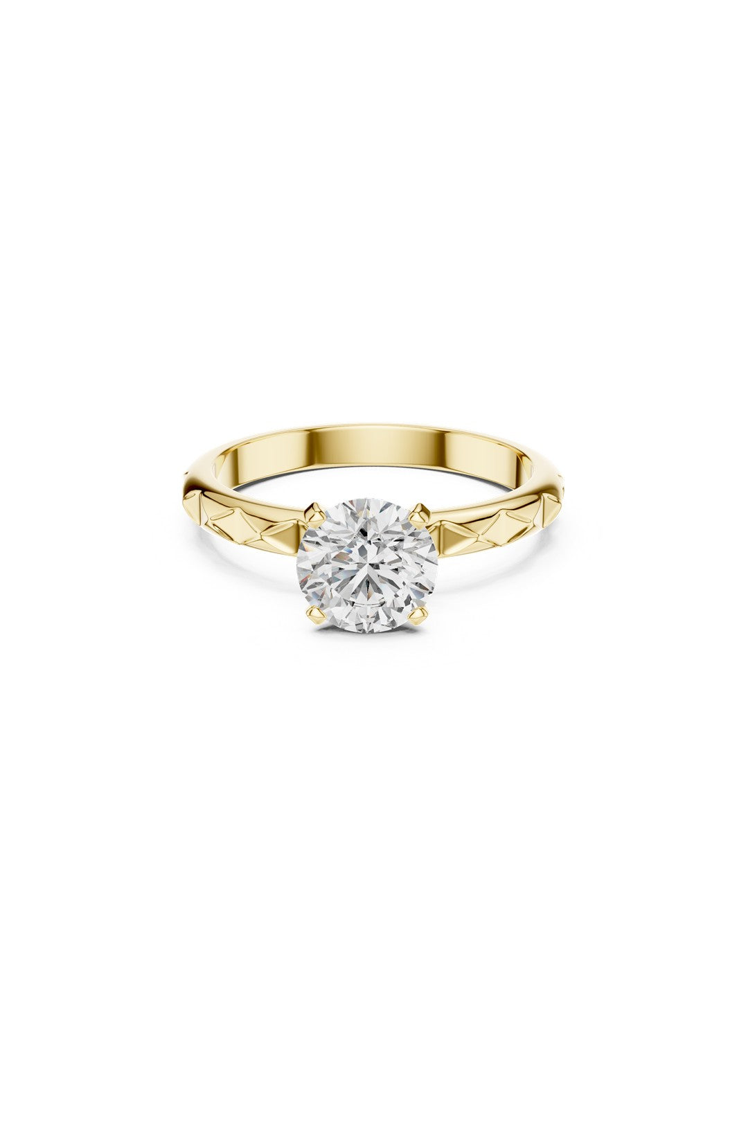 Lysandra Crown Solitaire Ring
