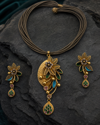 Teal Garden Pendant Set