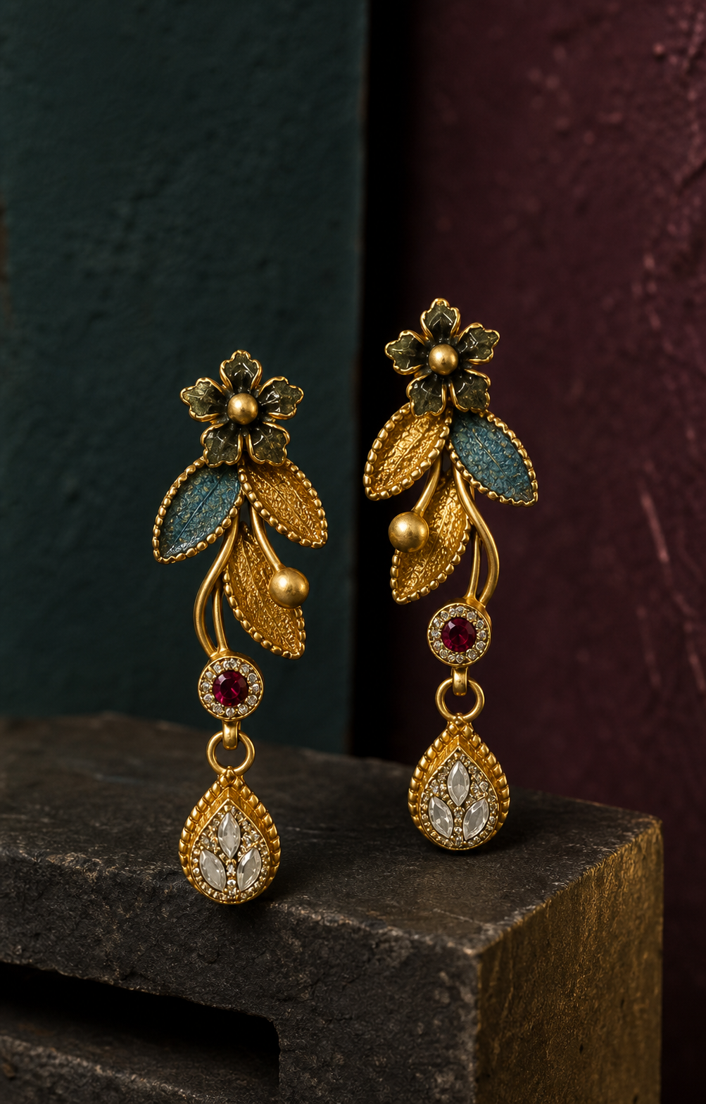 Botanical Cascade Pendant Set