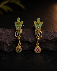 Emerald Bloom Pendant Set