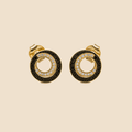 Onyx Grecian Orbit Studs