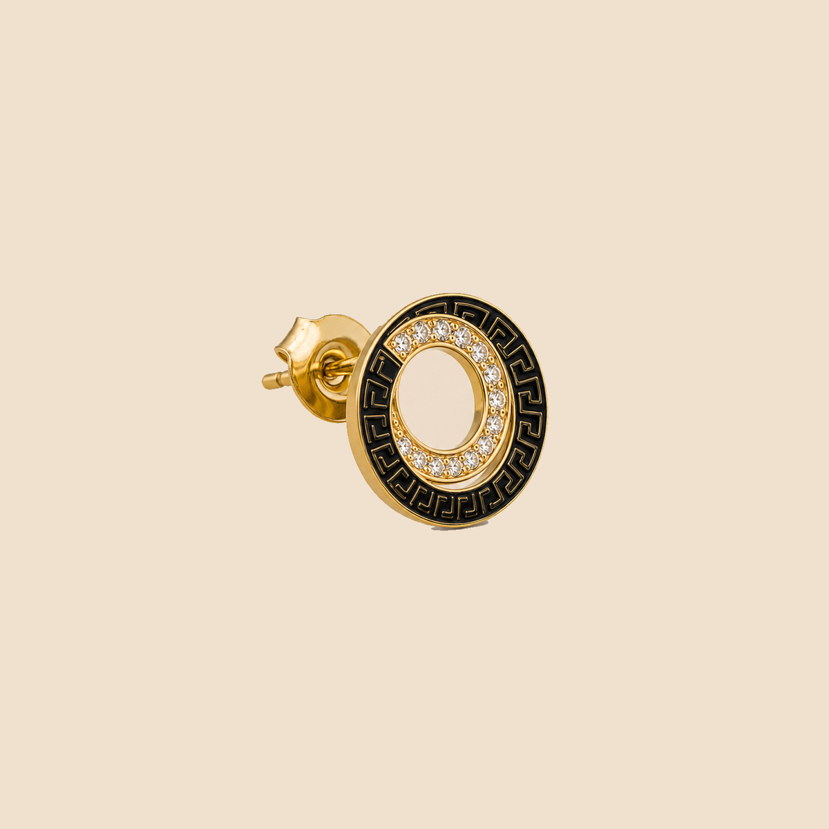 Onyx Grecian Orbit Studs
