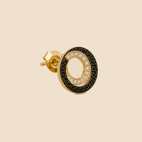 Onyx Grecian Orbit Studs