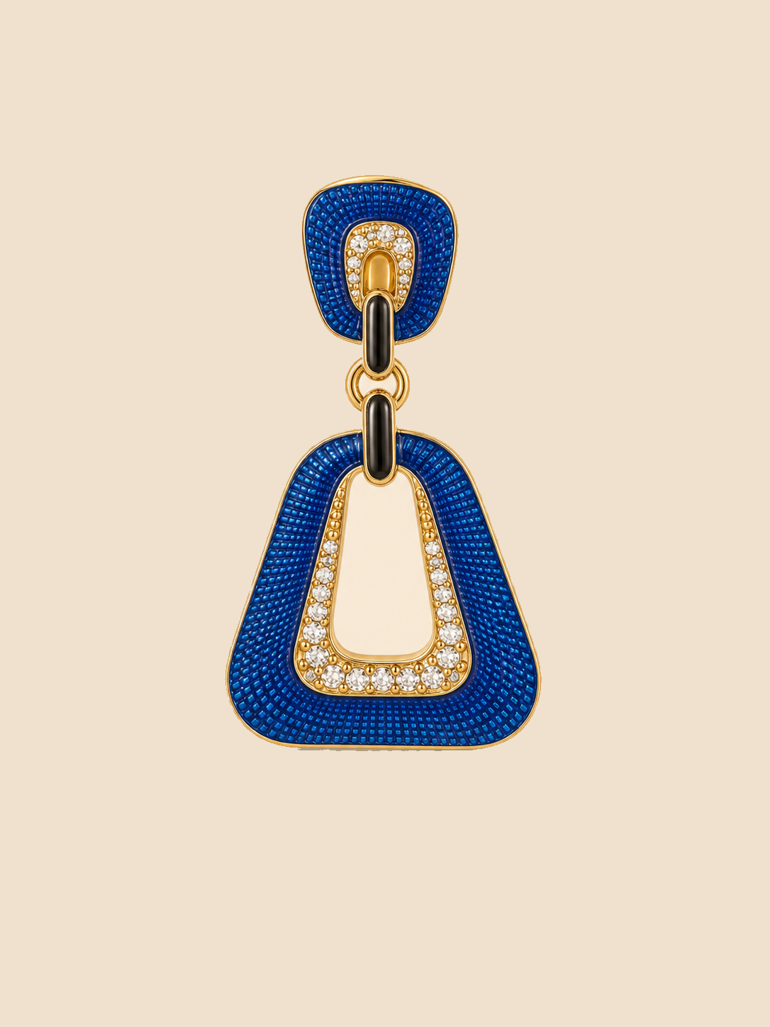 Cobalt Portal Drop Earrings