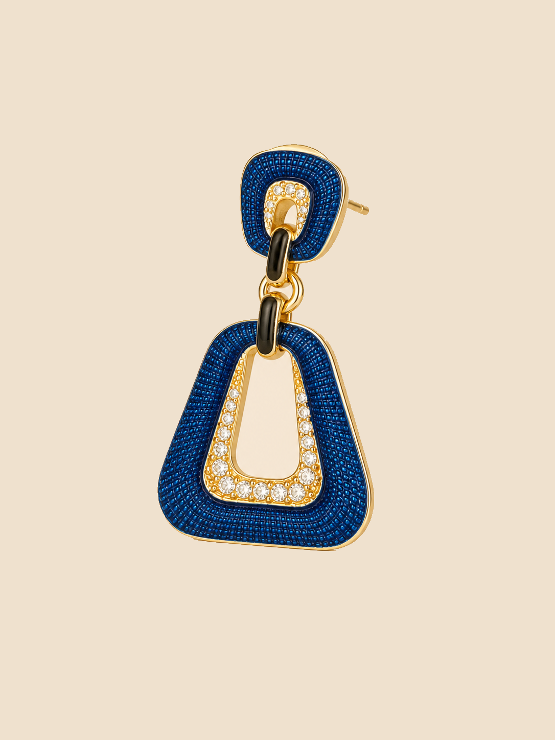Cobalt Portal Drop Earrings
