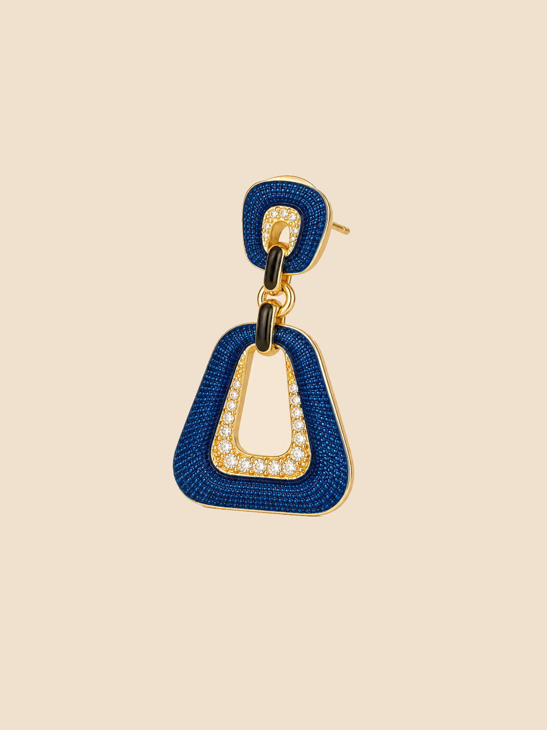 Cobalt Portal Drop Earrings