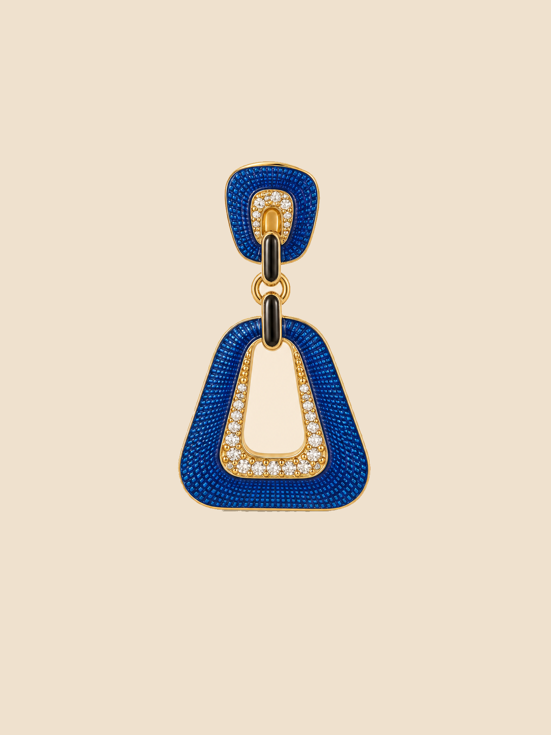 Cobalt Portal Drop Earrings