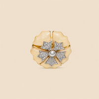 Ivory Pearl Starburst Studs