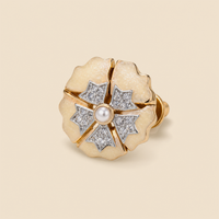 Ivory Pearl Starburst Studs