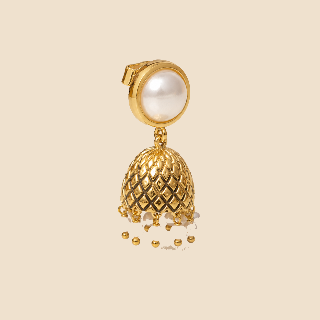 Noor Pearl Jhumka Earrings