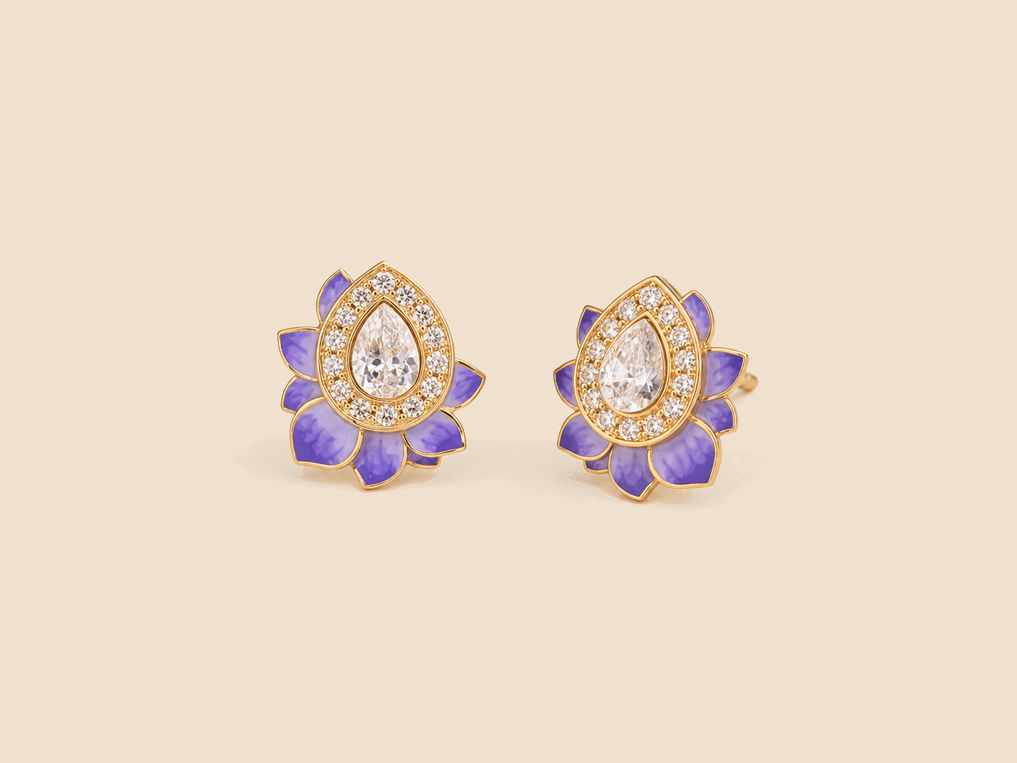 Amara Lotus Studs